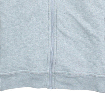 Nike Men's Grey Full Zip Hoodie Size L Fleece Sportswear