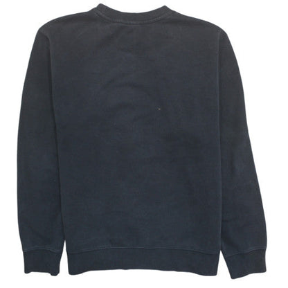 Nike Men's Black Crew Neck Sweatshirt S Pullover Fleece Logo