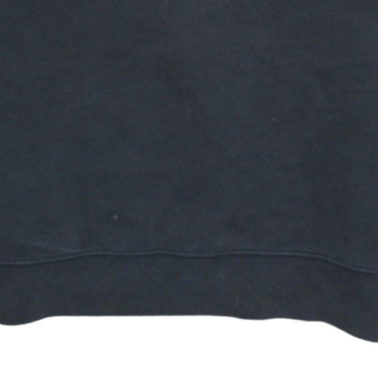 Nike Men's Black Crew Neck Sweatshirt S Pullover Fleece Logo