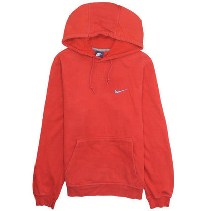 Nike Men's Red Pullover Hoodie L Regular Fit Sports Fleece