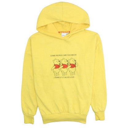 Primark Women Yellow Winnie the Pooh Pullover Hoodie Size 10-12