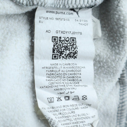 Puma Men's Grey XL Pullover Sweatshirt Crew Neck Fleece Jumper