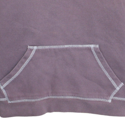Fila Womens Purple Hoodie Size 12 Cotton Blend Pullover Sweatshirt
