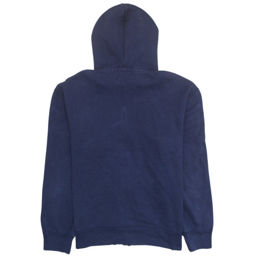 Ralph Lauren Men's Blue Full Zip Hoodie L Cotton Blend