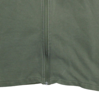 Puma Men's Green Full Zip Hoodie L Sports Fleece Sweatshirt