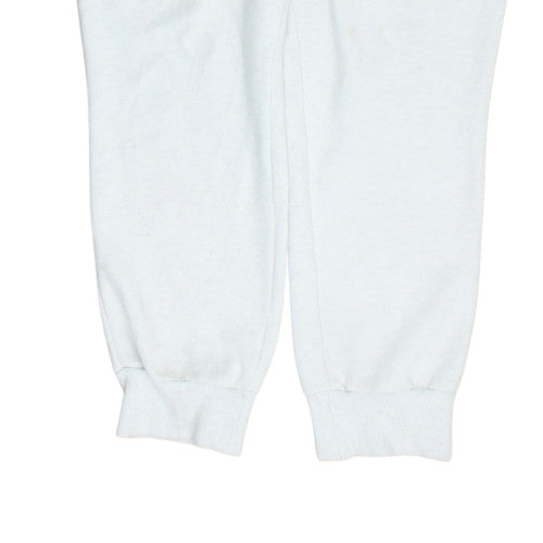 Puma Womens White XL Jogger Sweatpants Elastic Waist Casual Trousers