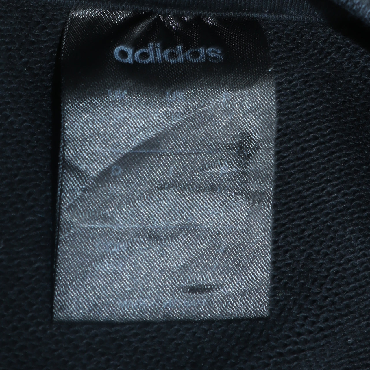 Adidas Men's Black Crew Neck Pullover Sweatshirt Size M Classic Stripe