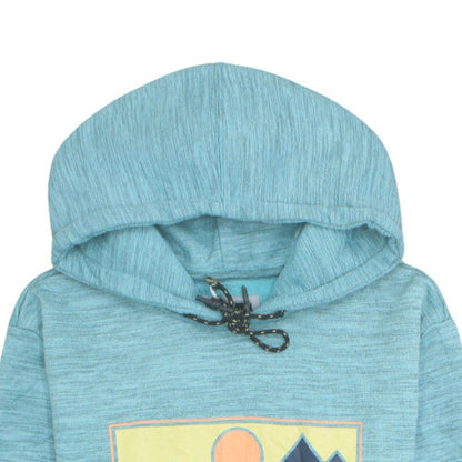 Billabong Men Blue Pullover Hoodie M Graphic Surf Style