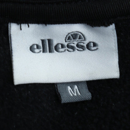 Ellesse Mens Black Full Zip Hoodie Size M Polyester Cotton Blend
