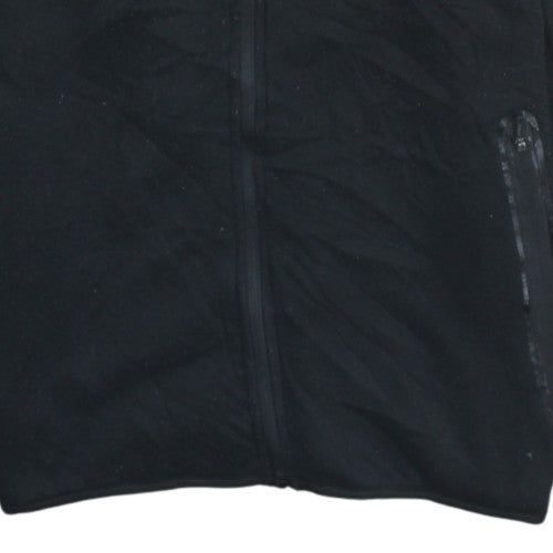 Ellesse Mens Black Full Zip Hoodie Size M Polyester Cotton Blend