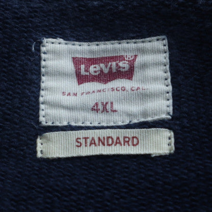 Levi's Men's Blue 4XL Pullover Sweatshirt Crew Neck Classic Fit