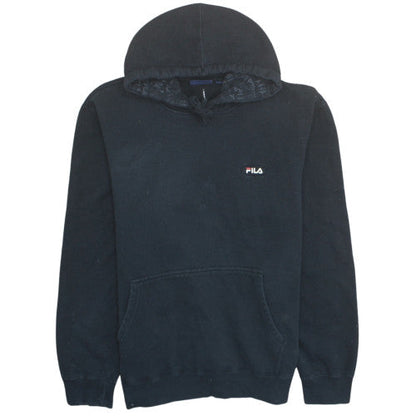 Fila Men's Black 2XL Pullover Hoodie Logo Fleece Sweatshirt