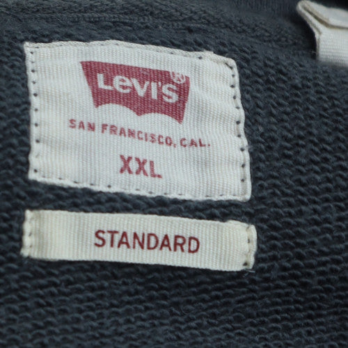 Levi's Men's Grey 2XL Pullover Hoodie with Logo