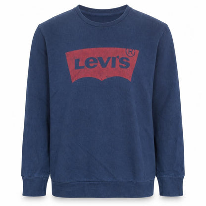 Levi's Men's Blue XL Pullover Logo Sweatshirt Regular Fit