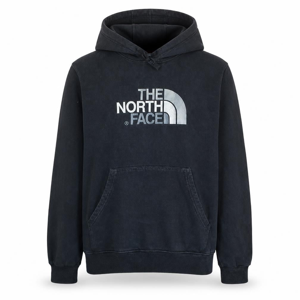 The North Face Men's Black Pullover Hoodie M Regular Fit Cotton