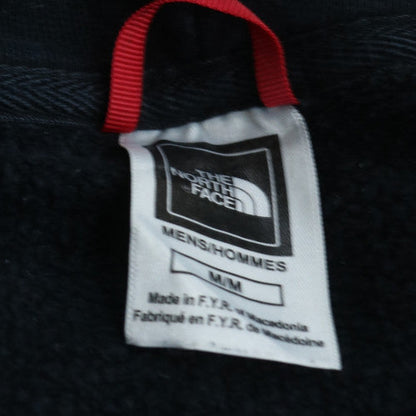 The North Face Men's Black Pullover Hoodie M Regular Fit Cotton