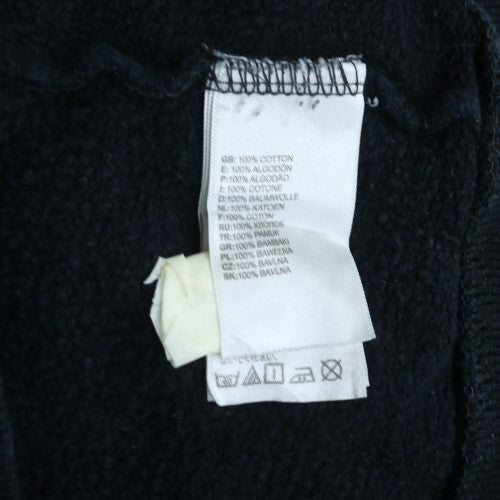 The North Face Men's Black Pullover Hoodie M Regular Fit Cotton