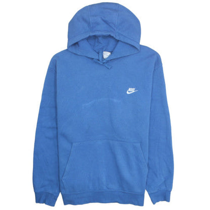 Nike Men's Blue 2XL Pullover Hoodie Fleece Logo Sweatshirt