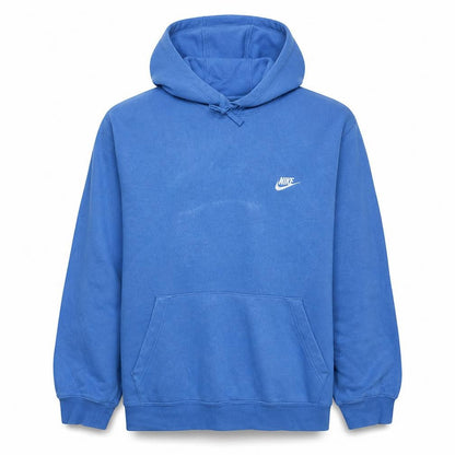 Nike Men's Blue 2XL Pullover Hoodie Fleece Logo Sweatshirt