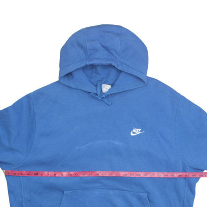 Nike Men's Blue 2XL Pullover Hoodie Fleece Logo Sweatshirt