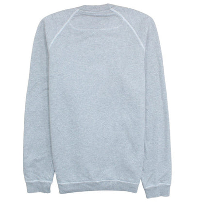 Diesel Men’s Grey Crew Neck Graphic Print Sweatshirt M