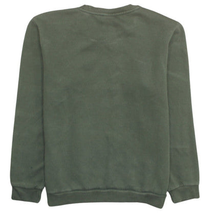 Puma Men's Green Crew Neck Pullover Sweatshirt Medium