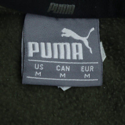 Puma Men's Green Crew Neck Pullover Sweatshirt Medium