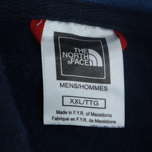 The North Face Men's Blue 2XL Pullover Hoodie with Logo