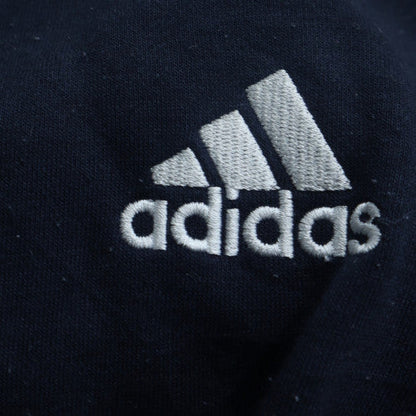 Adidas Men's Blue 2XL Full Zip Hoodie Fleece Sportswear