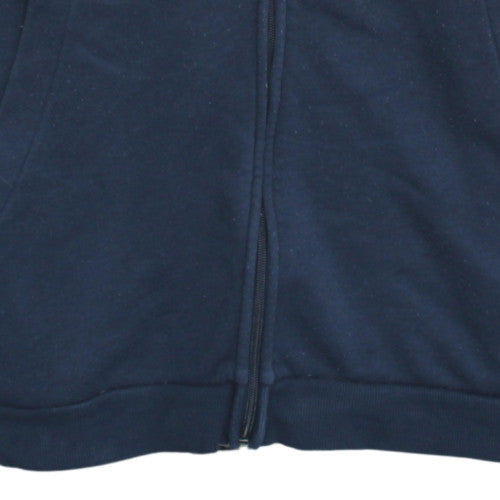Adidas Men's Blue 2XL Full Zip Hoodie Fleece Sportswear