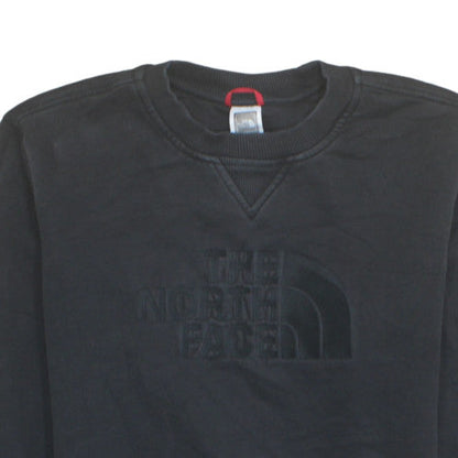 The North Face Men's Black Cotton Crew Neck Sweatshirt M