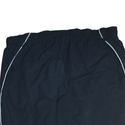 Nike Men's Black Track Pants L Elastic Waist Piped Joggers