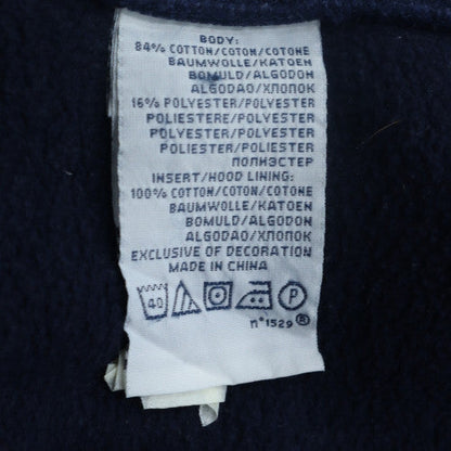 Ralph Lauren Men Blue Full Zip Hoodie M Fleece Classic Style