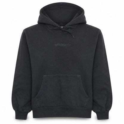 Adidas Women Black Hooded Pullover Sweatshirt Size 10 Hooded Casual