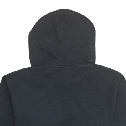 Adidas Women Black Hooded Pullover Sweatshirt Size 10 Hooded Casual