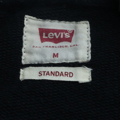Levi's Men's Black Pullover Hoodie Size M Regular Fit Fleece