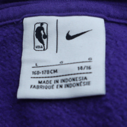 Nike Boys Purple Los Angeles Lakers Pullover Hoodie Size 14/16 L