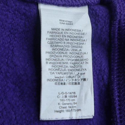 Nike Boys Purple Los Angeles Lakers Pullover Hoodie Size 14/16 L