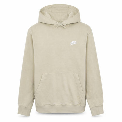 Nike Men's Beige Pullover Hoodie Small Regular Fit Fleece