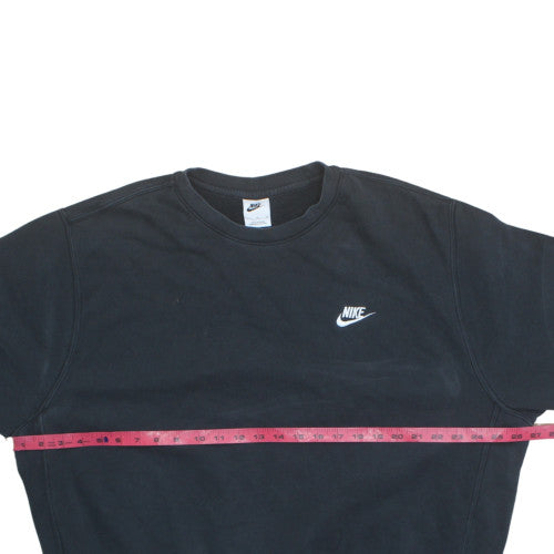 Nike Men Black XL Pullover Sweatshirt Crew Neck Fleece