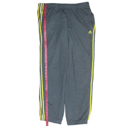 Adidas Men's Grey Track Pants L Performance Essentials Activewear