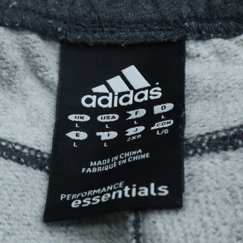 Adidas Men's Grey Track Pants L Performance Essentials Activewear