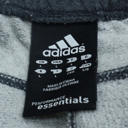 Adidas Men's Grey Track Pants L Performance Essentials Activewear