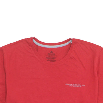 Adidas Men's Red 2XL The Go-To Performance Tee Golf Graphic T-Shirt