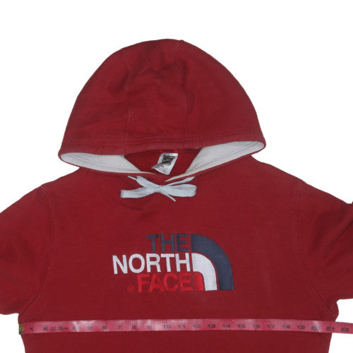 The North Face Mens Red Pullover Hoodie Medium Fleece Outdoor