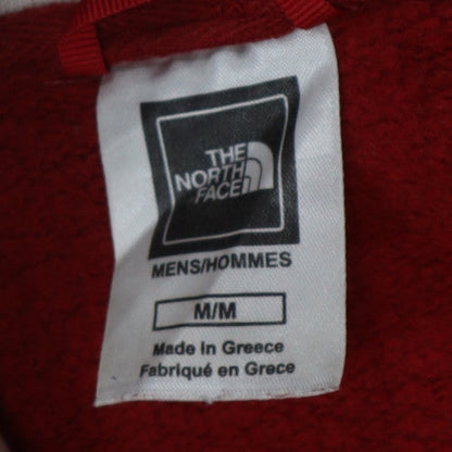 The North Face Mens Red Pullover Hoodie Medium Fleece Outdoor