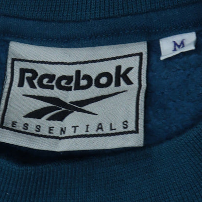 Reebok Men's Blue Pullover Sweatshirt M Crew Neck Fleece