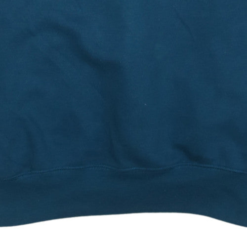 Reebok Men's Blue Pullover Sweatshirt M Crew Neck Fleece