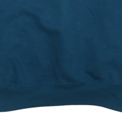 Reebok Men's Blue Pullover Sweatshirt M Crew Neck Fleece