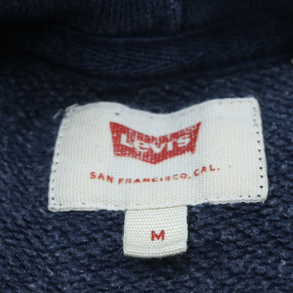 Levi's Men's Blue Pullover Hoodie M Regular Fit Logo Sweatshirt